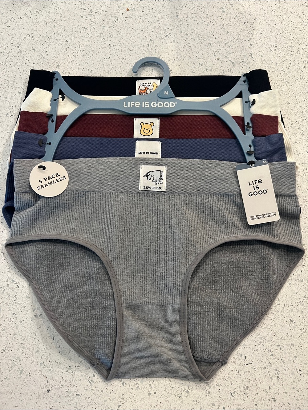 Life is Good Winnie the Pooh Undies Medium